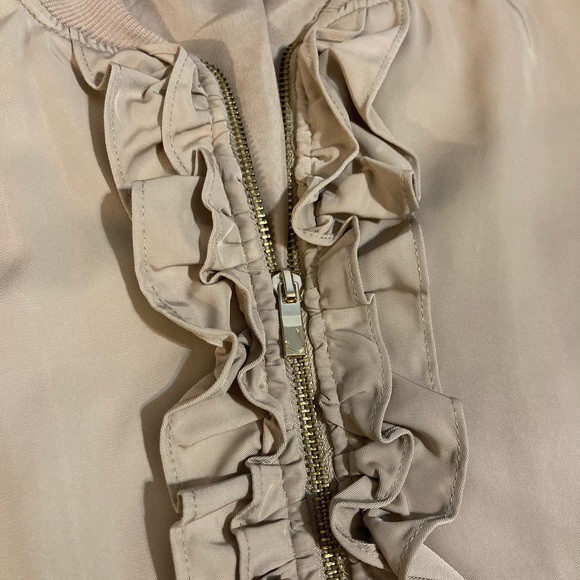 Candies Bomber Jacket with Ruffle detail - Picture 4 of 6